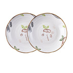 Plate Dish Plate Household Ceramic Dish Dinner Plate Net Celebrity Creative Square Plate Japanese Disc Tableware Set - Grand Goldman