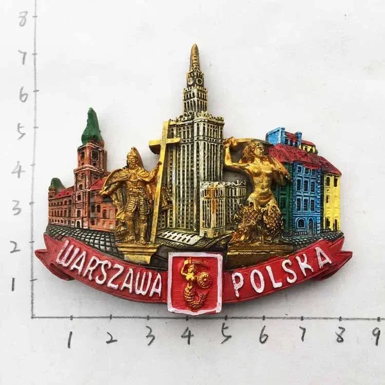 Poland Wavel Castle KRAKOW Fridge Magnets Wroclaw Castle Tourist Souvenirs Magnetic Sticker Home Decoration Polska Gifts Idea - Grand Goldman