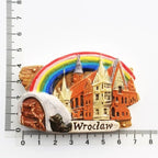 Poland Wavel Castle KRAKOW Fridge Magnets Wroclaw Castle Tourist Souvenirs Magnetic Sticker Home Decoration Polska Gifts Idea - Grand Goldman