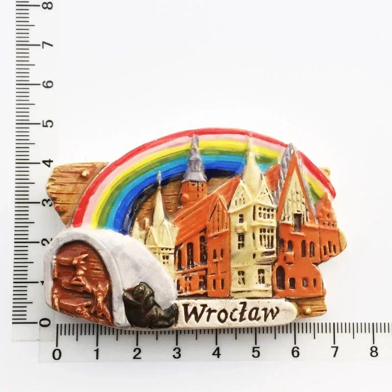 Poland Wavel Castle KRAKOW Fridge Magnets Wroclaw Castle Tourist Souvenirs Magnetic Sticker Home Decoration Polska Gifts Idea - Grand Goldman
