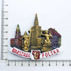 Poland Wavel Castle KRAKOW Fridge Magnets Wroclaw Castle Tourist Souvenirs Magnetic Sticker Home Decoration Polska Gifts Idea - Grand Goldman