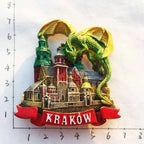 Poland Wavel Castle KRAKOW Fridge Magnets Wroclaw Castle Tourist Souvenirs Magnetic Sticker Home Decoration Polska Gifts Idea - Grand Goldman