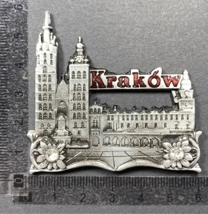 Poland Wavel Castle KRAKOW Fridge Magnets Wroclaw Castle Tourist Souvenirs Magnetic Sticker Home Decoration Polska Gifts Idea - Grand Goldman