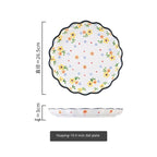 Polish Lace Bowl Home Use Set Good-looking Ceramic Nordic Bowl Plate Tableware Binaural - Grand Goldman