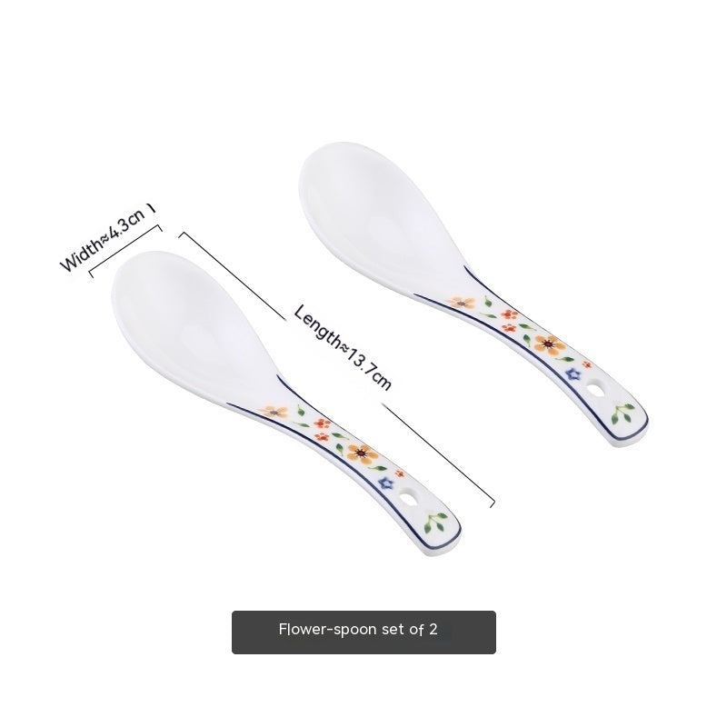 Polish Lace Bowl Home Use Set Good-looking Ceramic Nordic Bowl Plate Tableware Binaural - Grand Goldman