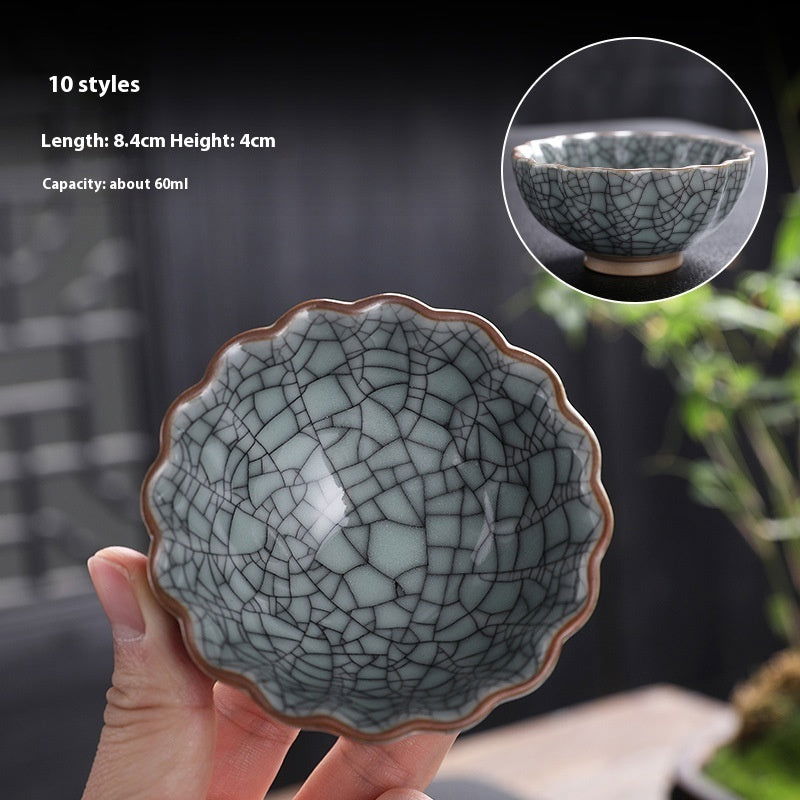 Porcelain Tea Tasting Cup Kung Fu - Grand Goldman