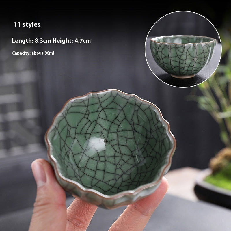 Porcelain Tea Tasting Cup Kung Fu - Grand Goldman