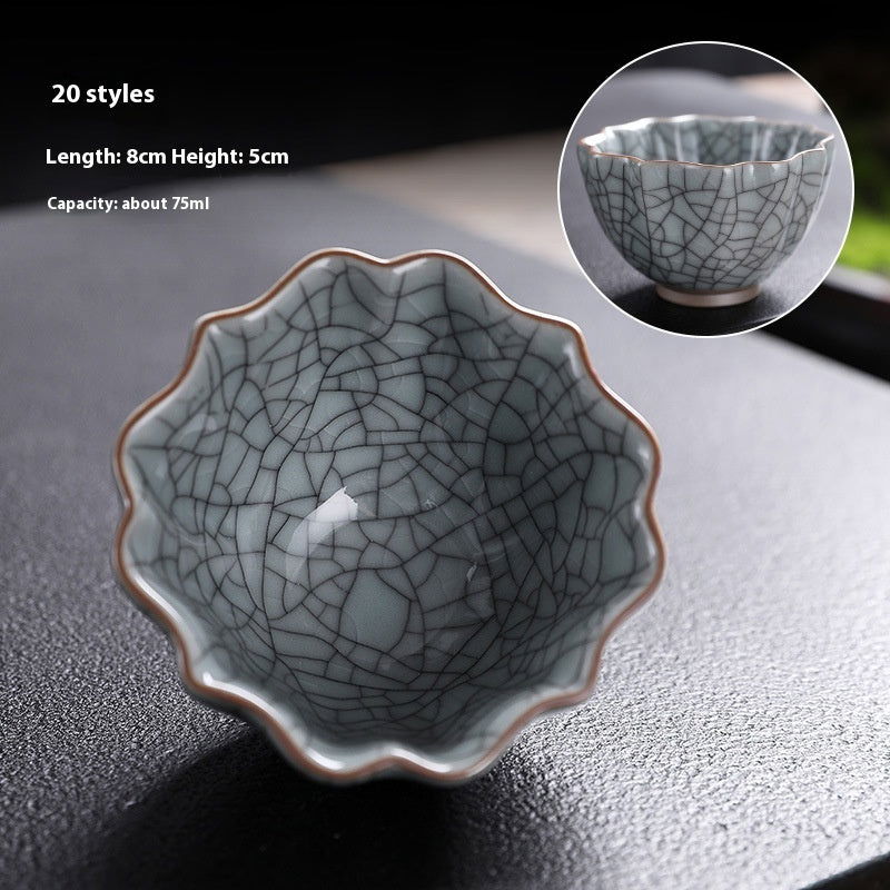 Porcelain Tea Tasting Cup Kung Fu - Grand Goldman