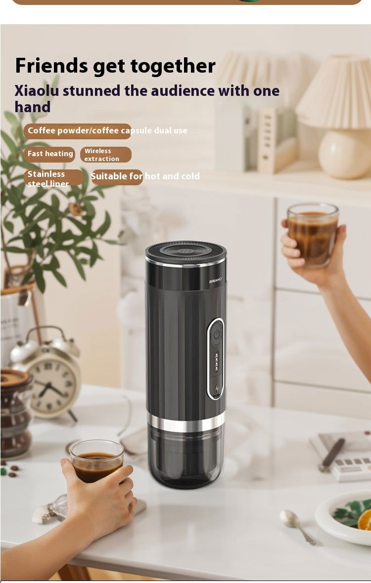 Portable Automatic Espresso Capsule Coffee Machine - Grand Goldman