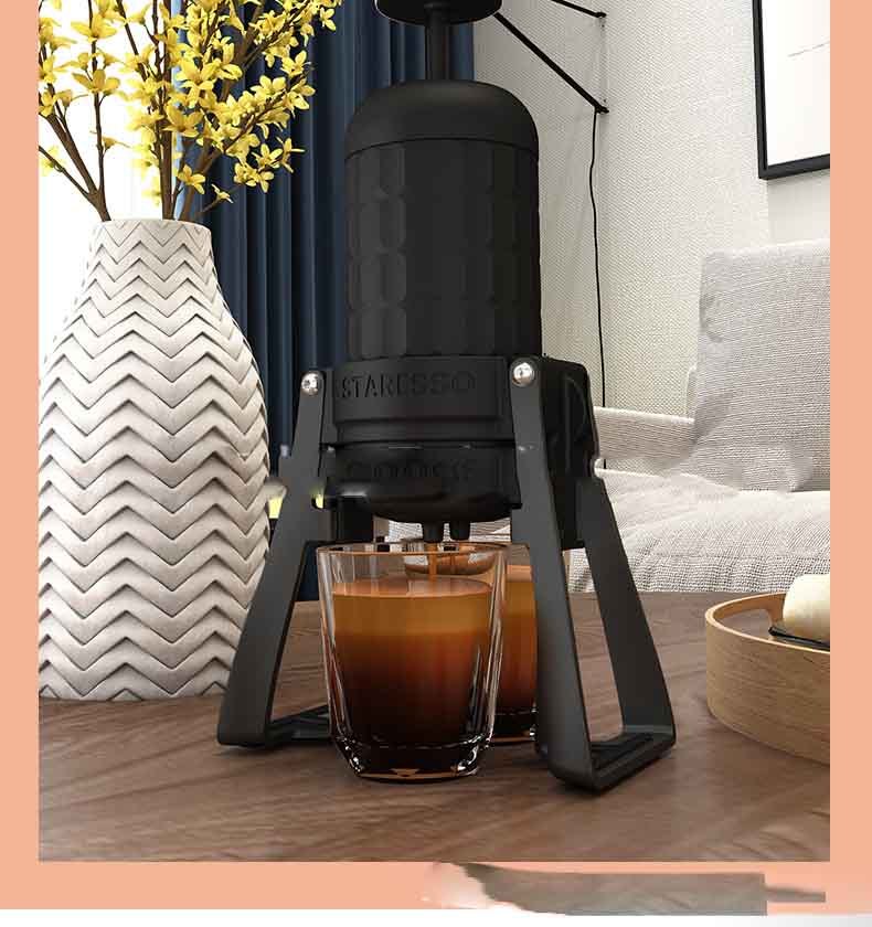 Portable Manual Moka Pot Pressurized Coffee Machine - Grand Goldman