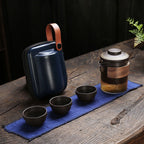 Portable Travel Kung Fu Tea Set Small Set Ceramic Simple Tea Set - Grand Goldman