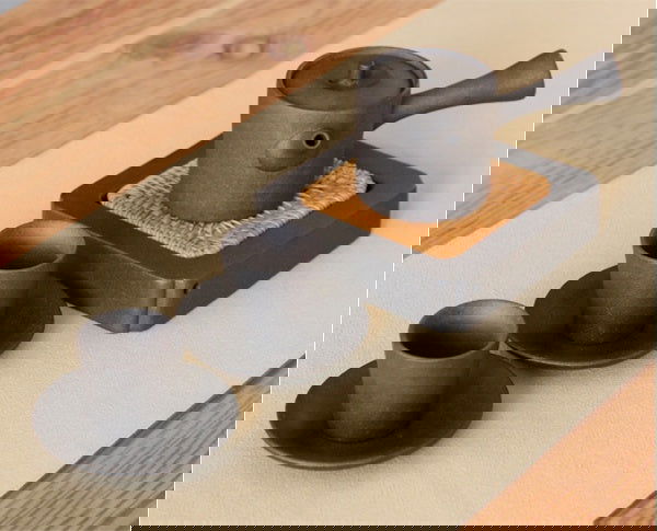 Portable ceramic gift kung fu tea set - Grand Goldman