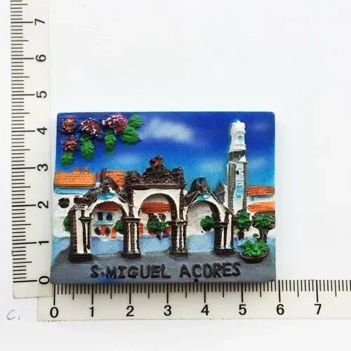 Portugal Fridge Magnets Souvenir Lisbon Tramway Madeira Resin Magnetic Refrigerator Stickers Tourist Souvenir Home Decorations - Grand Goldman