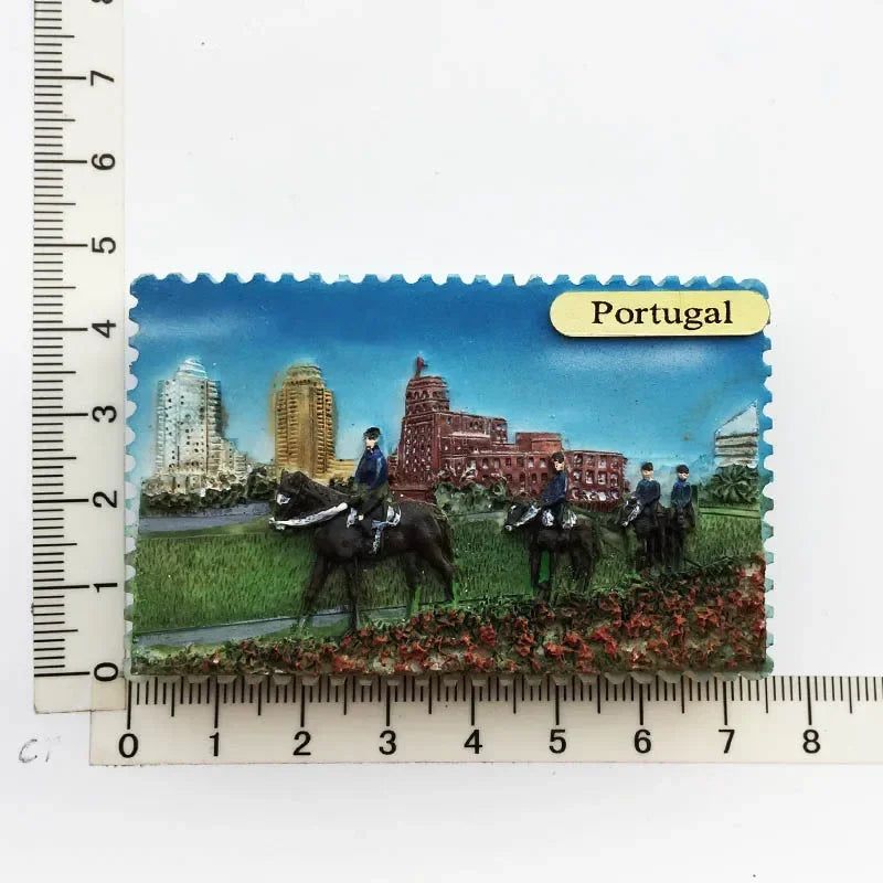 Portugal Fridge Magnets Souvenir Lisbon Tramway Madeira Resin Magnetic Refrigerator Stickers Tourist Souvenir Home Decorations - Grand Goldman