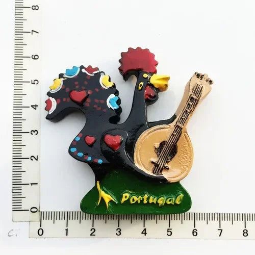 Portugal Fridge Magnets Souvenir Lisbon Tramway Madeira Resin Magnetic Refrigerator Stickers Tourist Souvenir Home Decorations - Grand Goldman