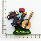 Portugal Fridge Magnets Souvenir Lisbon Tramway Madeira Resin Magnetic Refrigerator Stickers Tourist Souvenir Home Decorations - Grand Goldman
