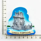 Portugal Fridge Magnets Souvenir Lisbon Tramway Madeira Resin Magnetic Refrigerator Stickers Tourist Souvenir Home Decorations - Grand Goldman
