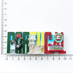 Portugal Fridge Magnets Tourist Souvenir Portuguese Cock Lisboa Tram Guitar Magnetic Refrigerator Sticker Collection Travel Gift - Grand Goldman