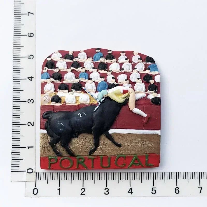 Portugal Fridge Magnets Tourist Souvenir Portuguese Cock Lisboa Tram Guitar Magnetic Refrigerator Sticker Collection Travel Gift - Grand Goldman