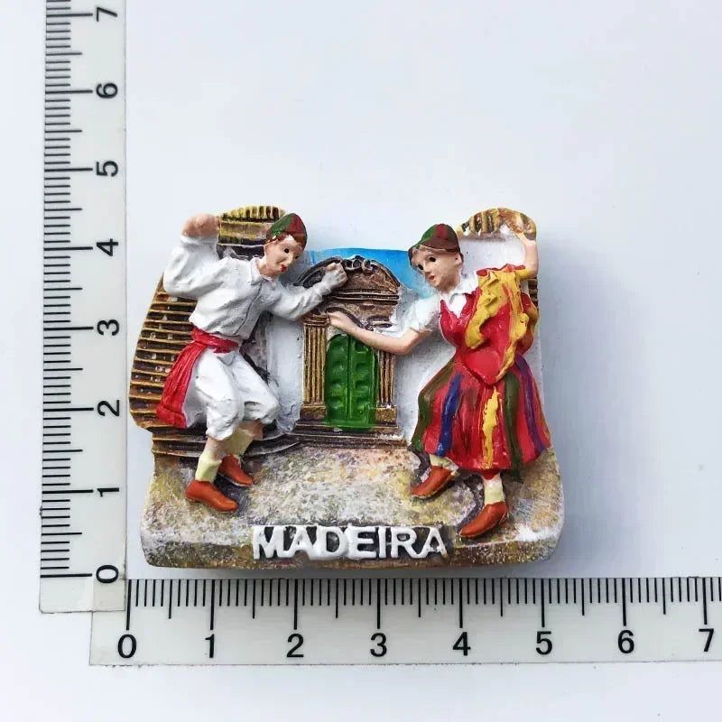 Portugal Fridge Magnets Tourist Souvenir Portuguese Cock Lisboa Tram Guitar Magnetic Refrigerator Sticker Collection Travel Gift - Grand Goldman