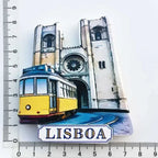 Portugal Fridge Magnets Tourist Souvenir Portuguese Cock Lisboa Tram Guitar Magnetic Refrigerator Sticker Collection Travel Gift - Grand Goldman