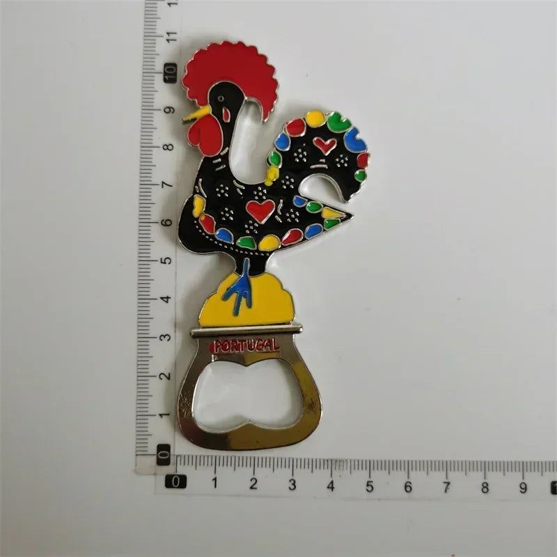 Portugal Fridge Magnets Tourist Souvenir Portuguese Cock Lisboa Tram Guitar Magnetic Refrigerator Sticker Collection Travel Gift - Grand Goldman