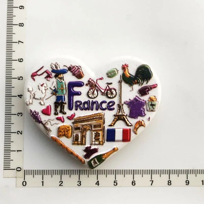 Portugal Hungary Spain Lanzarote Holland Italia Belgium Tanzania France City Fridge Magnets Home Decor Tourist Souvenir Gifts - Grand Goldman