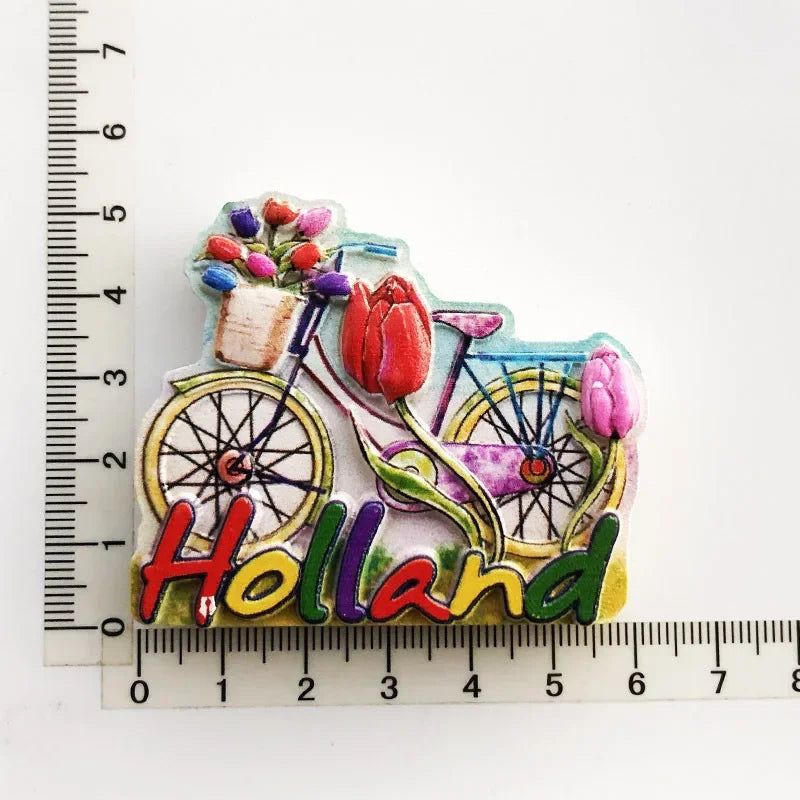 Portugal Hungary Spain Lanzarote Holland Italia Belgium Tanzania France City Fridge Magnets Home Decor Tourist Souvenir Gifts - Grand Goldman