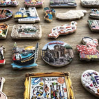 Portugal Hungary Spain Lanzarote Holland Italia Belgium Tanzania France City Fridge Magnets Home Decor Tourist Souvenir Gifts - Grand Goldman