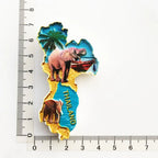 Portugal Hungary Spain Lanzarote Holland Italia Belgium Tanzania France City Fridge Magnets Home Decor Tourist Souvenir Gifts - Grand Goldman