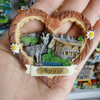 Portugal Philippines Germany Japan Dubai Fridge Magnets Tourist Souvenir Malta Brugge Praha Monaco Spain Refrigerator Stickers - Grand Goldman