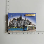 Portugal Philippines Germany Japan Dubai Fridge Magnets Tourist Souvenir Malta Brugge Praha Monaco Spain Refrigerator Stickers - Grand Goldman