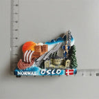 Portugal Philippines Germany Japan Dubai Fridge Magnets Tourist Souvenir Malta Brugge Praha Monaco Spain Refrigerator Stickers - Grand Goldman