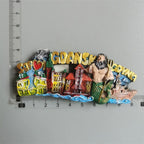 Portugal Philippines Germany Japan Dubai Fridge Magnets Tourist Souvenir Malta Brugge Praha Monaco Spain Refrigerator Stickers - Grand Goldman