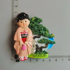 Portugal Philippines Germany Japan Dubai Fridge Magnets Tourist Souvenir Malta Brugge Praha Monaco Spain Refrigerator Stickers - Grand Goldman