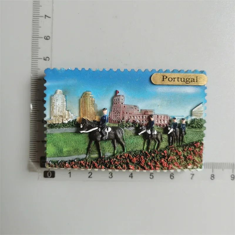 Portugal Philippines Germany Japan Dubai Fridge Magnets Tourist Souvenir Malta Brugge Praha Monaco Spain Refrigerator Stickers - Grand Goldman