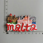 Portugal Philippines Germany Japan Dubai Fridge Magnets Tourist Souvenir Malta Brugge Praha Monaco Spain Refrigerator Stickers - Grand Goldman