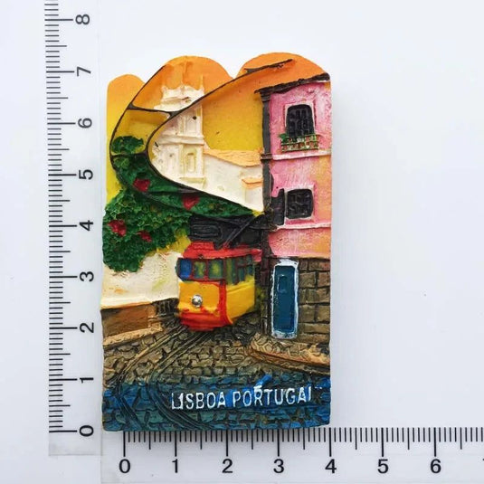 Portugal Souvenir Lisbon Madeira Cities Fridge Magnets Resin Stereo Magnetic Refrigerator Stickers Tourist Souvenir Decorations - Grand Goldman