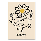 Poster Rimless Spray Floral Canvas Painting - Grand Goldman