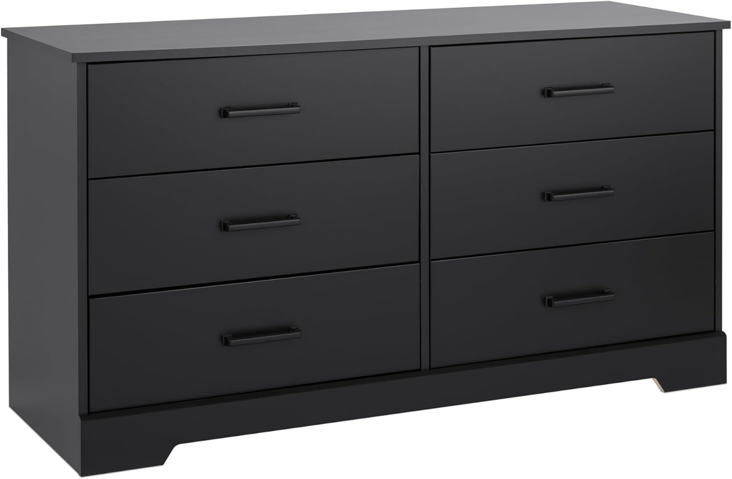 Prepac Simply Modern 6-Drawer Double Dresser for Bedroom, Chest of Drawers, Modern Bedroom Furniture, 52.5” wide x 16” deep x 29.5” tall, White - Grand Goldman