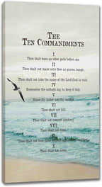 Psalm 23 Wall Art Psalm 23 Canvas Wall Decor Scripture Bible Verse Prints Painting Christian Religous Framed Artwork for Bedroom Living Room Church 12"x16" - Grand Goldman