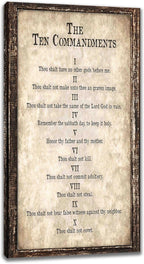 Psalm 23 Wall Art Psalm 23 Canvas Wall Decor Scripture Bible Verse Prints Painting Christian Religous Framed Artwork for Bedroom Living Room Church 12"x16" - Grand Goldman