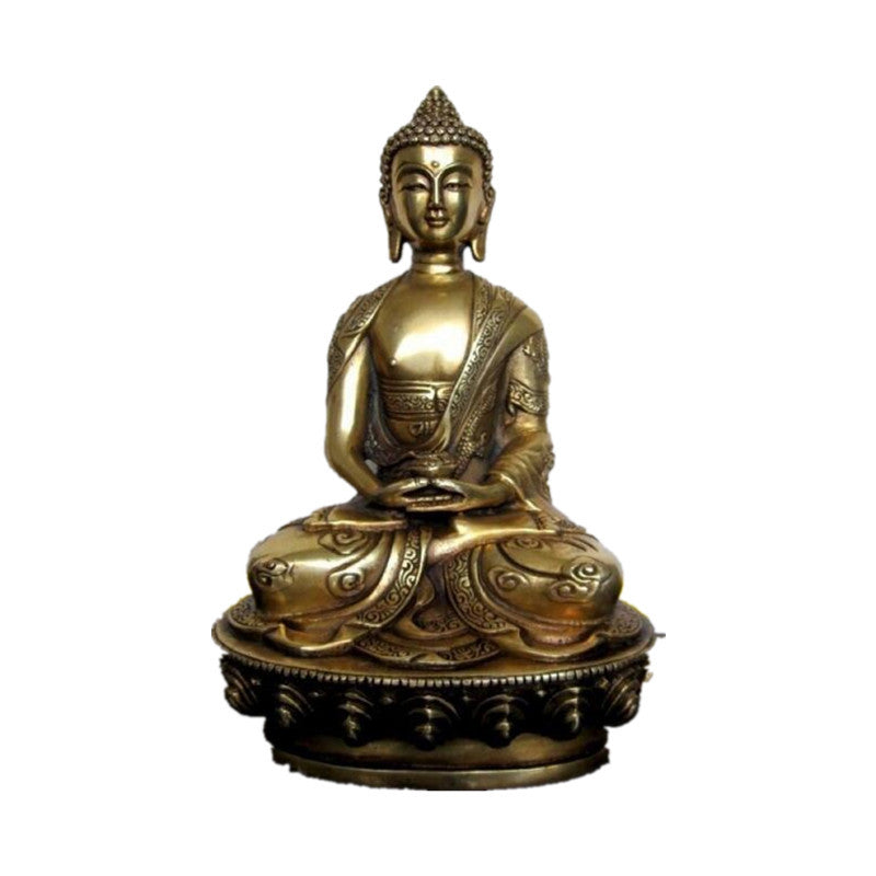 Pure Copper Amitabha Buddha Statue Ornaments - Grand Goldman