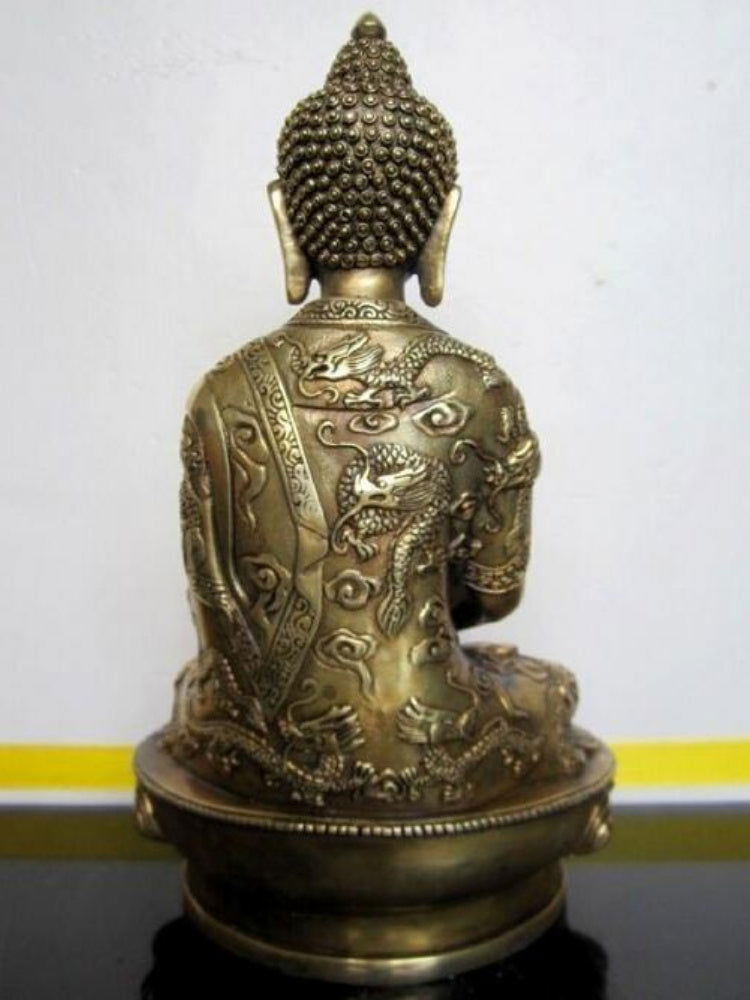 Pure Copper Amitabha Buddha Statue Ornaments - Grand Goldman