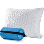 QUTOOL Cooling Pillows for Sleeping 2 Pack, Shredded Memory Foam Bed Pillows Queen Size Set of 2, Gel Pillow for Hot Sleepers Cool Pillow for Side Back and Stomach Sleepers, Cold Pillow, Supportive - Grand Goldman