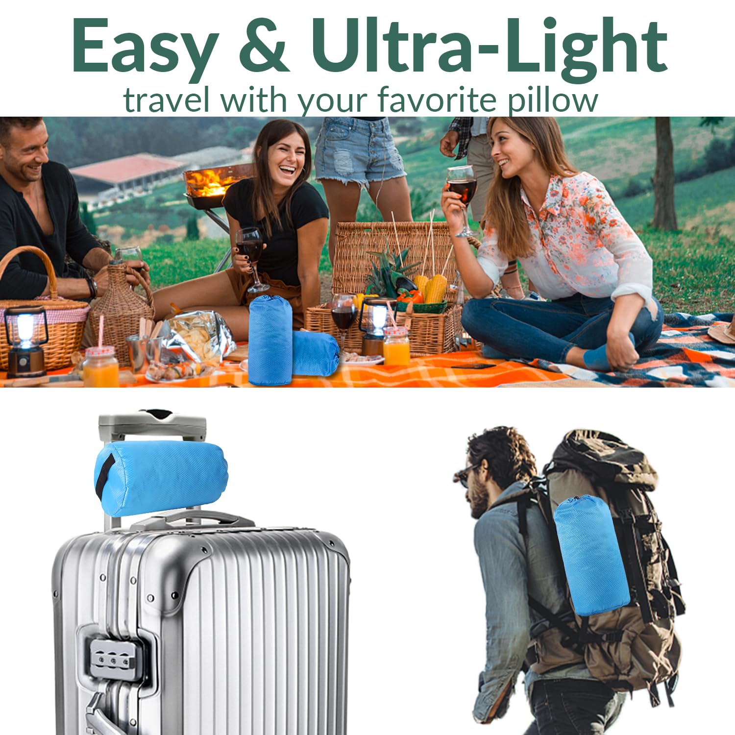 QUTOOL Cooling Pillows for Sleeping 2 Pack, Shredded Memory Foam Bed Pillows Queen Size Set of 2, Gel Pillow for Hot Sleepers Cool Pillow for Side Back and Stomach Sleepers, Cold Pillow, Supportive - Grand Goldman