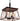 Q&S Farmhouse Rustic Chandelier Light Fixtures Bronze 5 Lights Linear Rectangular Chandelier Pendant Light Fixtures for Dining Room Kitchen Island Pool Bar Office Living Room Entryway UL Listed - Grand Goldman