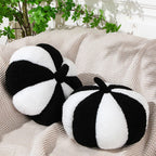 Queekay 2 Pcs Thanksgiving Pumpkin Pillow Fall Pumpkin Shaped Throw Pillow 11 x 9.5 Inch 3D Pumpkin Pillow Sofa Throw Pillow Cushion for Car Bedroom Home Decoration Couch(Brown) - Grand Goldman