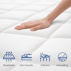 Queen Mattress, 12 Inch Cooling-Gel Memory Foam in a Box, Motion Isolation Individually Wrapped Pocket Coils Mattress,Pressure Relief,Back Pain Relief & Cooling,CertiPUR-US - Grand Goldman