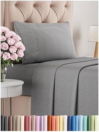 Queen Size 4 Piece Sheet Set - Comfy Breathable & Cooling Sheets - Hotel Luxury Bed Sheets for Women & Men - Deep Pockets, Easy-Fit, Extra Soft and Wrinkle Free Sheets - White Oeko-Tex Bed Sheet Set - Grand Goldman